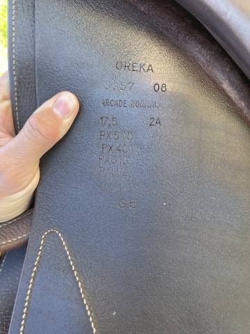 Sella da salto ostacoli Devoucoux  17.5" - 2008