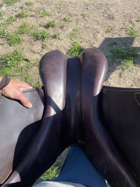 Sella da salto ostacoli Devoucoux  17.5" - 2008