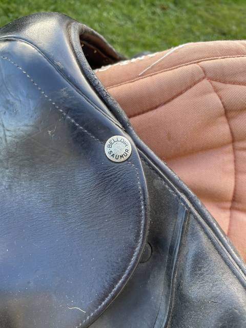 Sella da salto ostacoli Belloir  17.5" - 2000