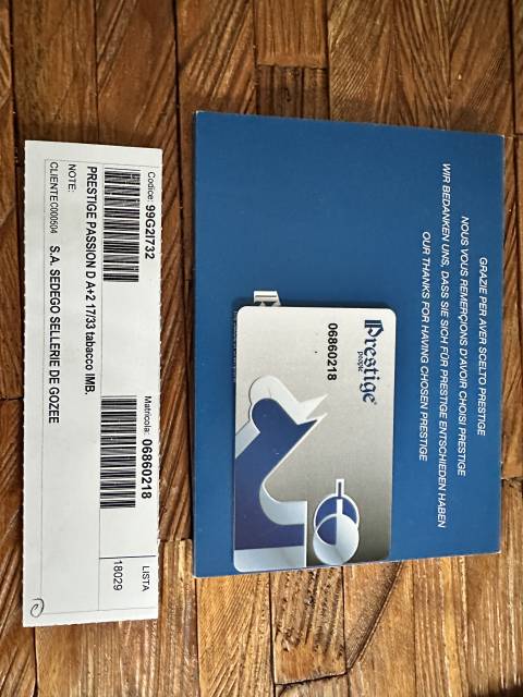 Sella mista Prestige Italia Passion 17" - 2020