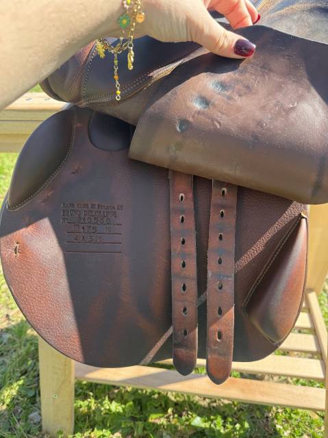 Sella da salto ostacoli Delgrange  17.5" - 2021