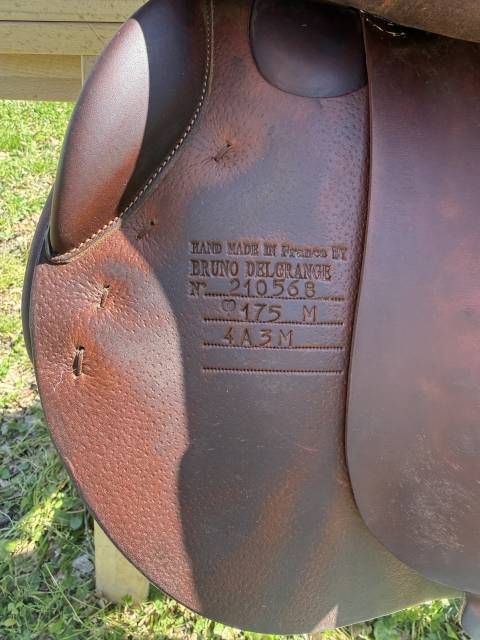 Sella da salto ostacoli Delgrange  17.5" - 2021