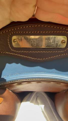 Sella da salto ostacoli Delgrange  17.5" - 2021