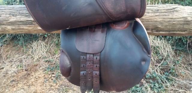 Sella da salto ostacoli Childeric FJ 17.5" - 2000