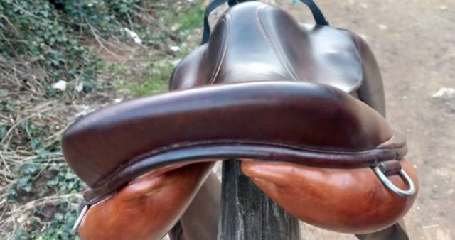 Sella da salto ostacoli Childeric FJ 17.5" - 2000