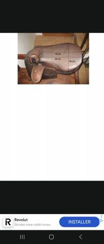 Sella amazzone Herm&egrave;s  17.5" - 2011