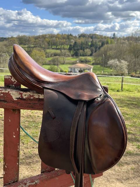 Sella da salto ostacoli Forestier  17.5" - 2009