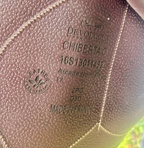 Sella da cross Devoucoux  17" - 2017