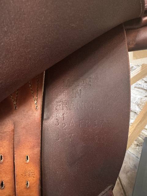 Sella da salto ostacoli Childeric FP 17.5" - 2013