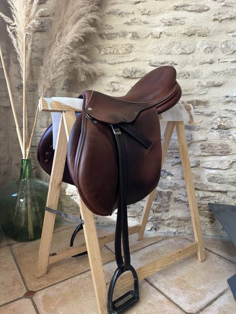 Sella da salto ostacoli Childeric FP 17.5" - 2013