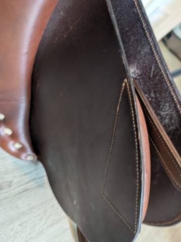 Sella da salto ostacoli Delgrange  17" - 2009