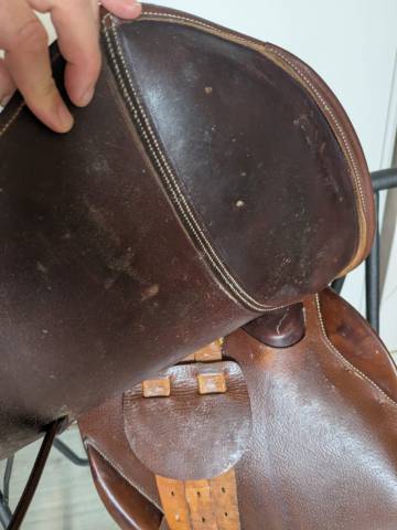 Sella da salto ostacoli Delgrange  17" - 2009