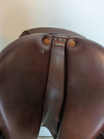 Sella da salto ostacoli Delgrange  17" - 2009