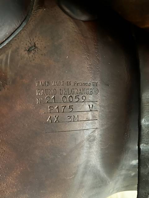 Sella da salto ostacoli Delgrange  17.5" - 2021