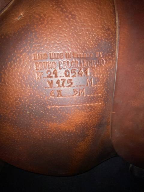 Sella da salto ostacoli Delgrange  17.5" - 2021