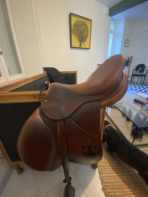 Sella da salto ostacoli Delgrange  17.5" - 2021