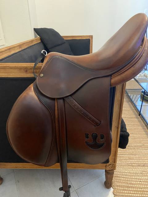 Sella da salto ostacoli Delgrange  17.5" - 2021