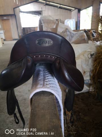 Sella da dressage  Sellerie de la C&ocirc;te Basque 17.5" - 2018