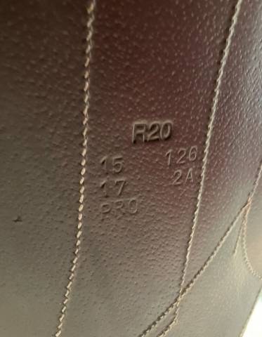 Sella da salto ostacoli Rebelle  17" - 2015