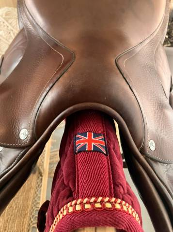 Sella da salto ostacoli Rebelle  17" - 2015