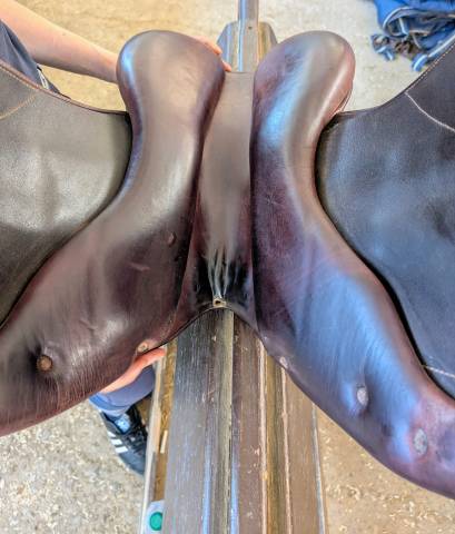 Sella Acavallo da salto taglia 17.5