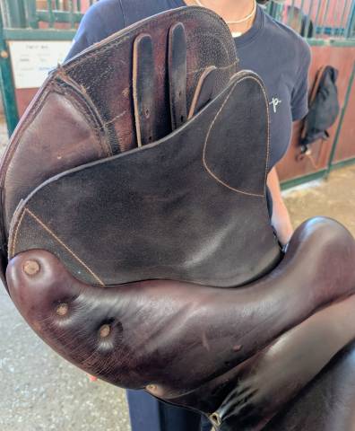 Sella Acavallo da salto taglia 17.5