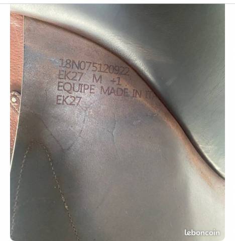 Sella da salto ostacoli Equipe  18" - 2022