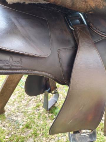 Sella western Barefoot   18" - 2017