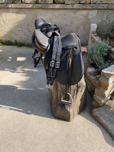 Sella da dressage Stubben  17.5