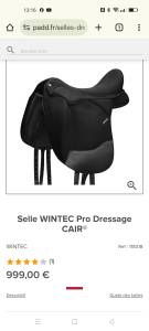Sella da dressage Wintec  17.5
