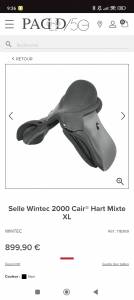 Sella mista Wintec 2000 wide 18