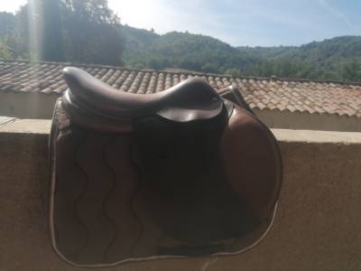 Sella da salto ostacoli Hervé Godignon Sur mesure 17.5