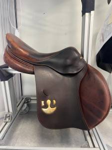 Sella da salto ostacoli Delgrange  17.5