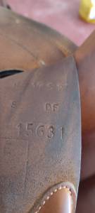 Sella da salto ostacoli Butet  17.5