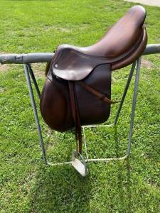 Sella da salto ostacoli CWD SEMI CREUX - 2C 17.5