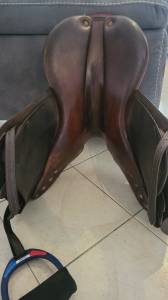 Sella da salto ostacoli Delgrange  17.5