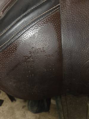 Sella da salto ostacoli Forestier  17.5