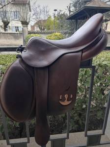 Sella da salto ostacoli Delgrange  17.5