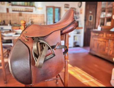 Sella da salto ostacoli Eric Thomas  17.5