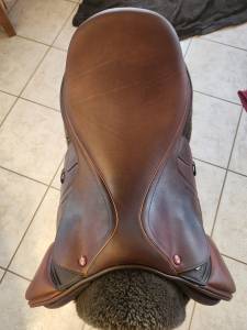 Sella da salto ostacoli Baude Bayon 17.5