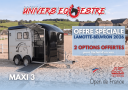 Trailer Cheval Libert&eacute; MINIMAX 3 Cavalli 2026 Nuovo