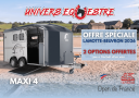 Trailer Cheval Libert&eacute; OPTIMAX 4 Cavalli 2026 Nuovo