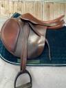 Sella da salto ostacoli Prestige Italia Gold star 17" - 2004