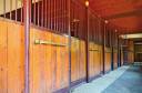 Scuderie e area recintata equestre con villa e piscina