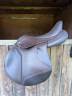 Sella da salto ostacoli Fouganza Selle d'équitation cuir cheval 500 17.5" - 2025