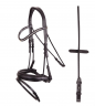 Testiera/Bridle full nera Anky con redini