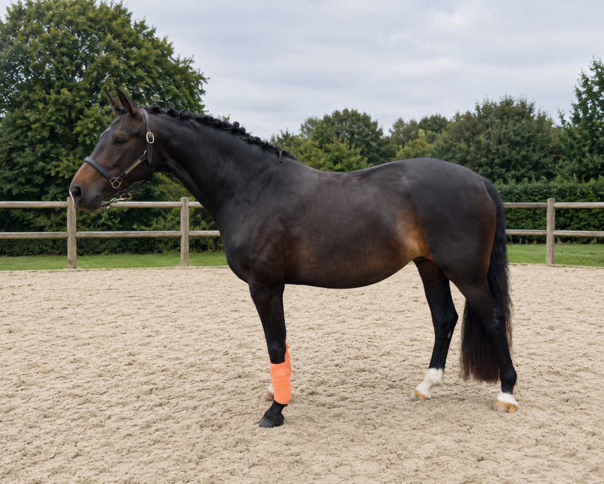 Cavalla KWPN Cavallo da Sport Neerlandese In vendita 2019 Baio scuro