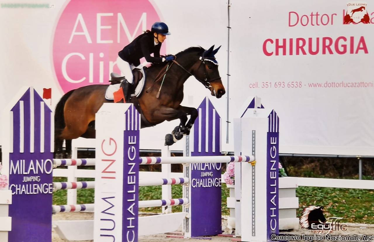 Cavalla 9 anni da Vleut x Corrado I - Vincente in 125 c