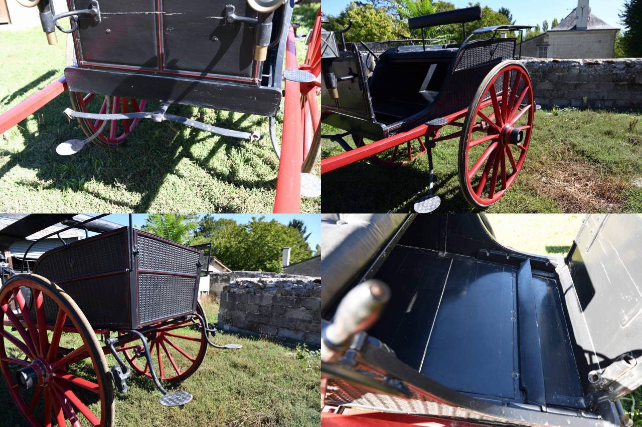 Attacchi - Calesse - Altra marca - dog-cart &agrave; 2 roues, de style anglais 
