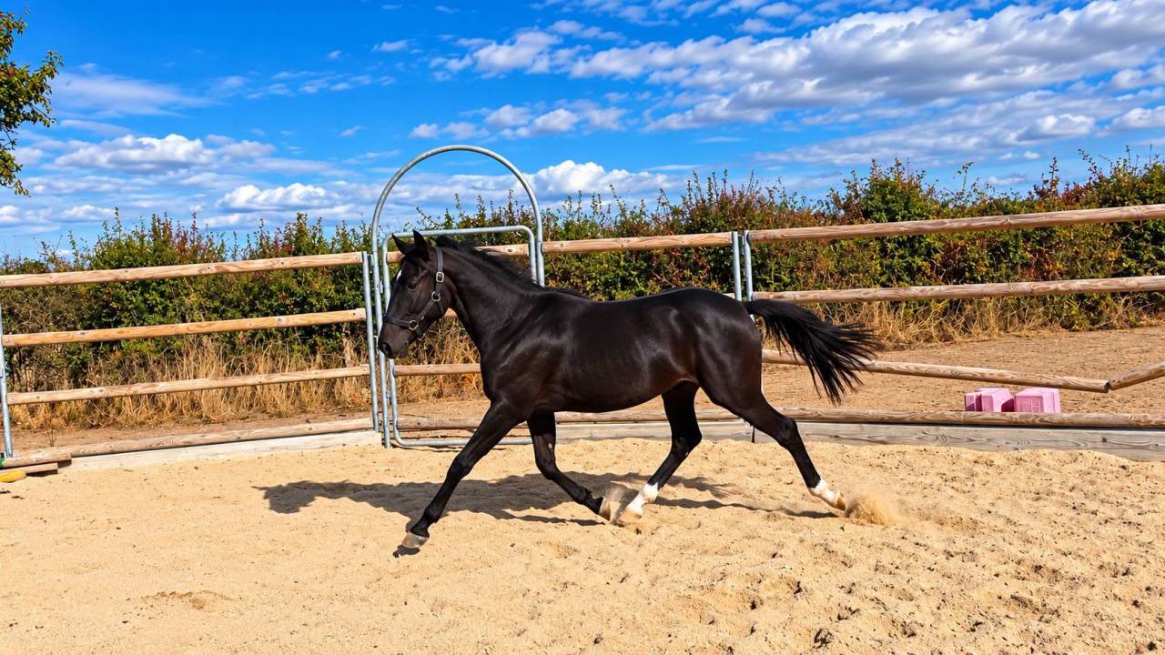 Puledra Paint Horse In vendita 2025 Nero